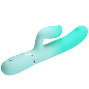 PRETTY LOVE - GIGI MULTIFUNKTIONS-RABBIT-VIBRATOR AQUAGRÃN
